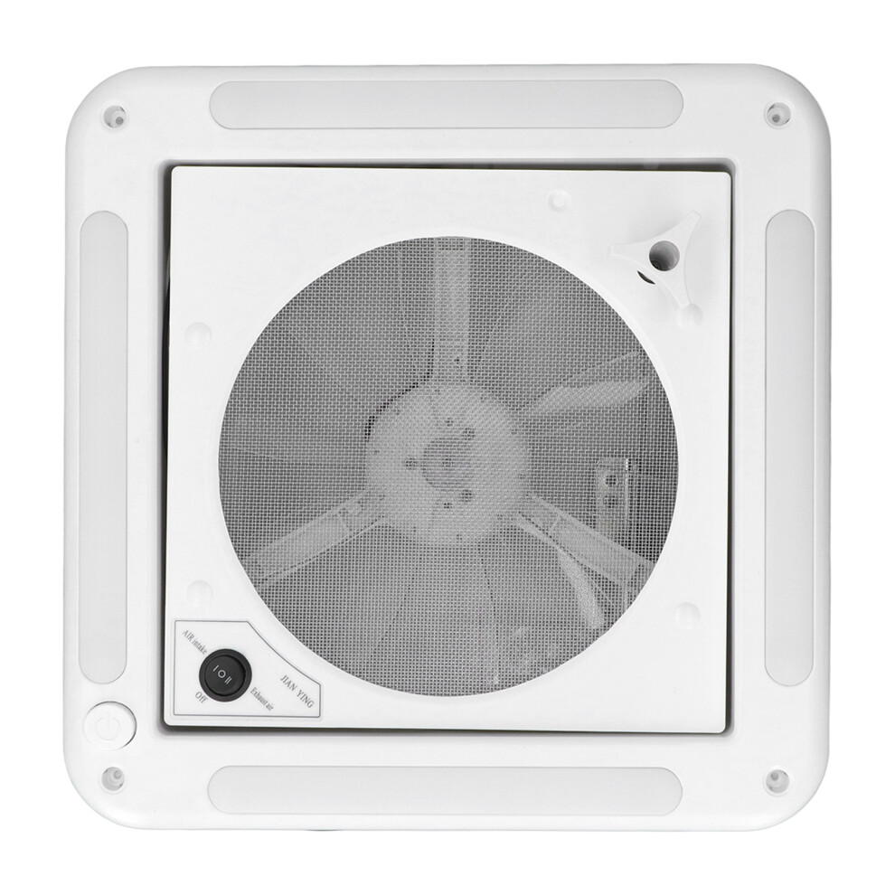 Rv Roof Vent Fan 12V 3.6W Reversible Exhuast Fan Light 9121376260988