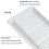 Air Vent Aluminium Alloy Rectangular Vent Plate 80x400mm for Cabinets & Closets 5