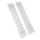 Air Vent Aluminium Alloy Rectangular Vent Plate 80x400mm for Cabinets & Closets 13