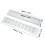 Air Vent Aluminium Alloy Rectangular Vent Plate 80x400mm for Cabinets & Closets 2