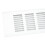 Air Vent Aluminium Alloy Rectangular Vent Plate 80x400mm for Cabinets & Closets 10