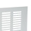 Aluminum Vent Grille 80x200mm Silver Rectangular for Cabinets & RV 10