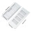 Aluminum Vent Grille 80x200mm Silver Rectangular for Cabinets & RV 2