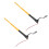 2 Pcs Whip Lights 340mm Long Amber Lighted Antenna 9