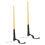 2 Pcs Whip Lights 340mm Long Amber Lighted Antenna 5