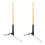 2 Pcs Whip Lights 340mm Long Amber Lighted Antenna 8