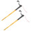2 Pcs Whip Lights 340mm Long Amber Lighted Antenna 4
