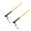 2 Pcs Whip Lights 340mm Long Amber Lighted Antenna 3