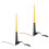 2 Pcs Whip Lights 340mm Long Amber Lighted Antenna 2