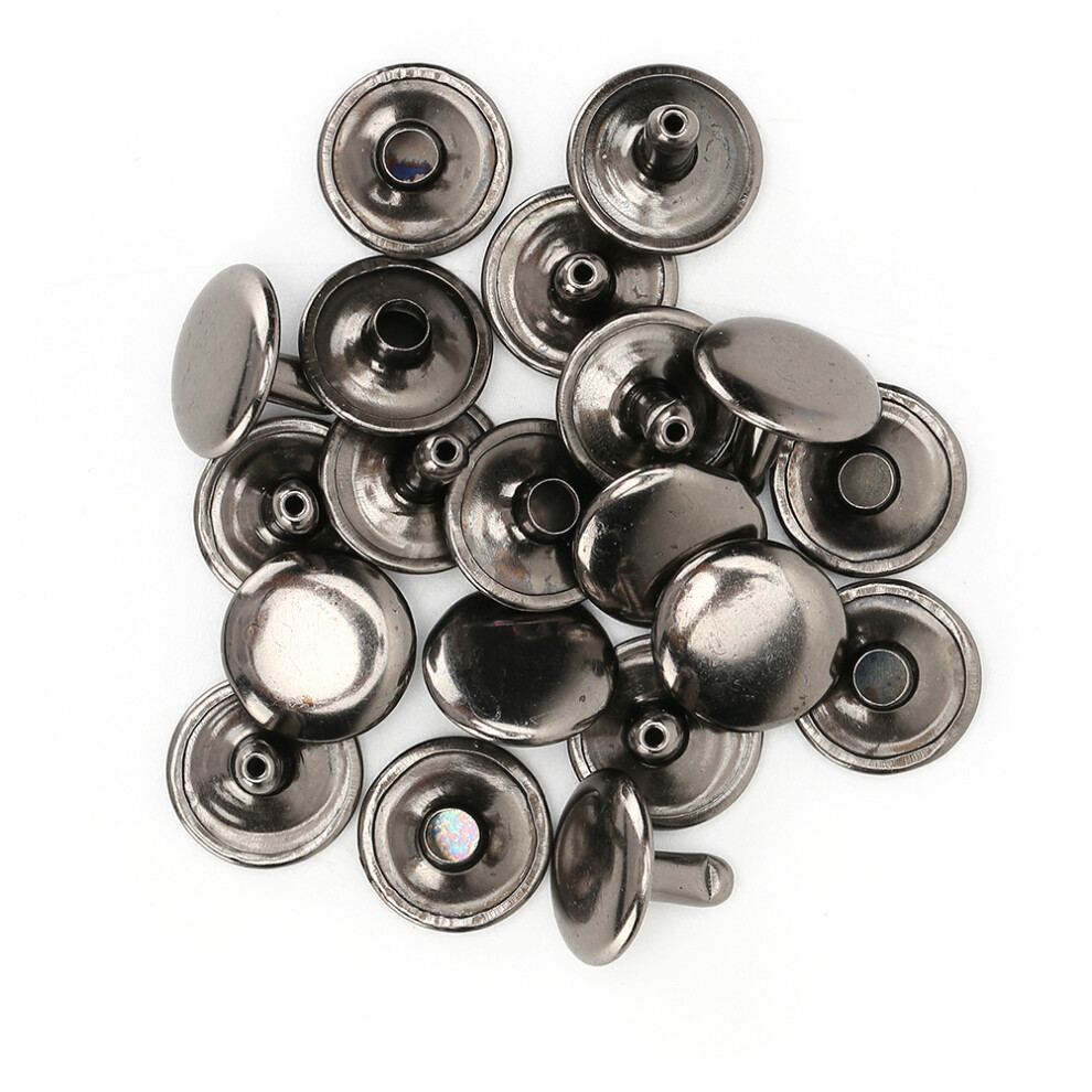 200 Sets Double Cap Rivet Round Stud Nail Iron 9121376264238