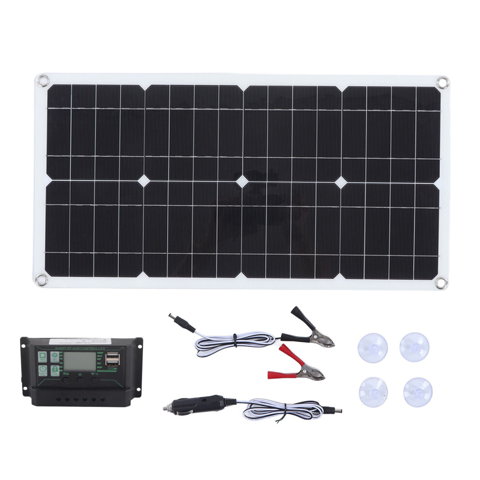 250W Monocrystalline Solar Panel Kit With 10A 9121376264849