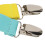 4pcs Hat Clip 4 Colors Embedded Plastic Lock 13