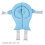 Baby Bathtub Cushion, Soft Skin-Friendly Floating Support, 47cm 2