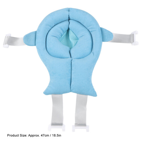 Baby Bathtub Cushion, Soft Skin-Friendly Floating Support, 47cm 1