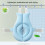 Baby Bathtub Cushion, Soft Skin-Friendly Floating Support, 47cm 4