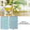 25 Cell Silicone Ice Cube Tray Blue Easy Release Small Round Ice Sphere Mold 4