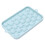 25 Cell Silicone Ice Cube Tray Blue Easy Release Small Round Ice Sphere Mold 11
