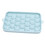 25 Cell Silicone Ice Cube Tray Blue Easy Release Small Round Ice Sphere Mold 3