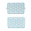 25 Cell Silicone Ice Cube Tray Blue Easy Release Small Round Ice Sphere Mold 9
