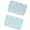 25 Cell Silicone Ice Cube Tray Blue Easy Release Small Round Ice Sphere Mold 12