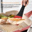 3-in-1 Silicone Kitchen Tongs, Locking, Heat-Resistant, Red/Black 6
