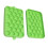 Green Silicone Ice Cube Tray 25 Mini Round Ice Balls with Lid 7
