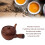 Wooden Tea Pot Durable Whistle Kettle 310g 9.2cm Diameter 4