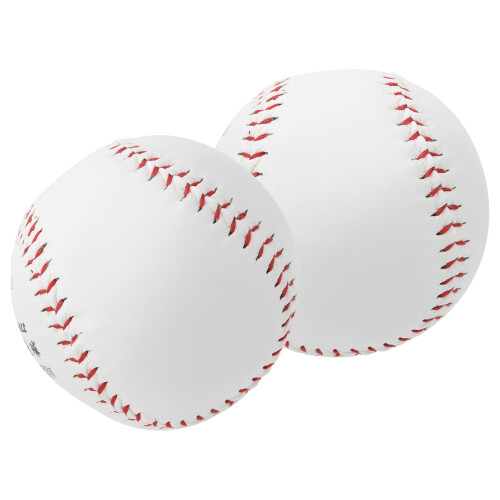 2Pcs 12in Softball Ball Training Softball Hand 2