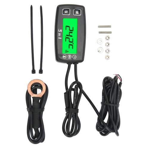 3 in 1 Digital Time Clock Voltmeter Thermometer 1