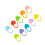 50PCS Colorful Stitch Markers Heart Shape Knitting 3