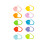 50PCS Colorful Stitch Markers Heart Shape Knitting 12