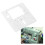 Sewing Machine Needle Plate Q235 Steel 7.8x7.7cm 12