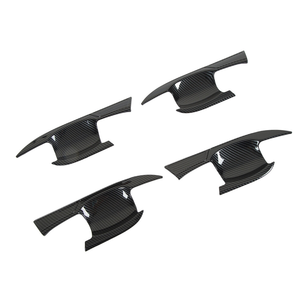 4Pcs Carbon Fiber Door Bowl Stickers For Mitsubishi Outlander 2023 9441336556341