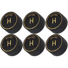 6 Stück Poolkegel-Profis Tipps, mehrlagige Billardkegel Ersatz für Pool Cues und Snooker, 14mm H