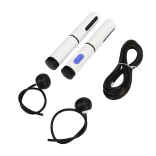 Elektronischer Springseil-Workout mit Gewichtshandteller, intelligentes Fitness-Springseil, schwarzes 2,8 Meter lang
