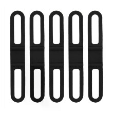 /set Multifunctionele fiets siliconen vaste band band zaklamp houder zaklamp houder