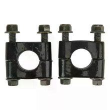 1 Paar 22 mm Universal-Lenker-Riser-Klemme, Einzelloch-Lenkerhalterung für Motorrad