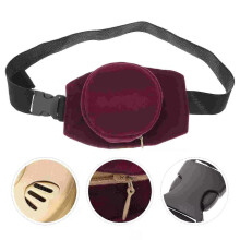 1 uppsättning enkel moxibustionbox av ren koppar rökfri Moxa massagebox med lock (lila) Smärtmoxibustion