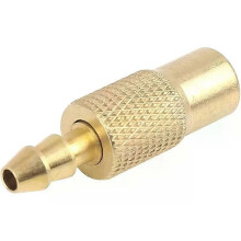 1 x Adaptador de conector de abrazadera de válvula de inflado de neumáticos de automóvil, conector de