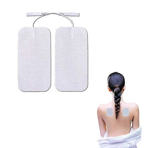 1/2PCS Muscle Stimulator Rectangular Electrode Pad Muscle Pain Relief Replacement Pads For Tens Body