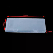 10 x18650 batterij opbergdoos organizer houder wit voor 18650 batterijen