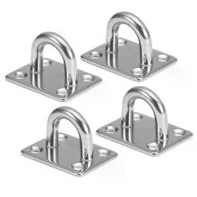 1/4 st 304 fixeringsspänne i rostfritt stål M5/M6/M8/M10 Eye Plate Krok Marin hårdvara tillbehör Universal