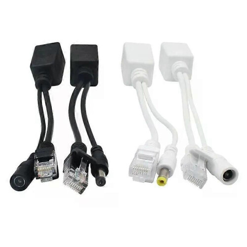 1/5/10 Pair POE Cable Passive Power Over Ethernet Adapter Cable POE Splitter Injector Power Supply Module