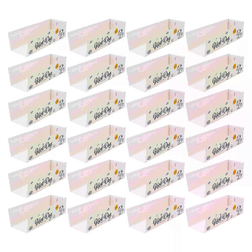 100 unidades de cajas desechables para perritos calientes, envoltorios de papel, bandejas de comida