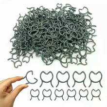 100/200 pezzi di clip per piante, clip di 3 dimensioni per attaccare le piante, clip da giardino, clip