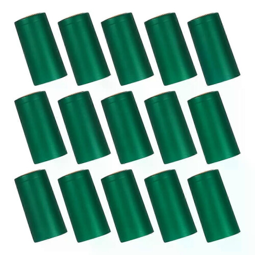 Lot de 100 capsules thermorétractables rouges pour bouteilles