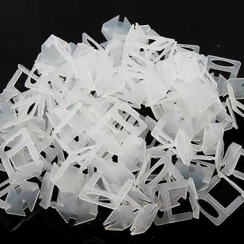 100pcs 035/05/1/15/2/3mm Tile Leveling System Clips PE Tiles Leveler Spacers Use For Tile Leveling System