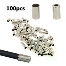 100 pezzi 5*10 mm per bicicletta, mountain bike, copricavo per cavi freno, accessori per ciclismo