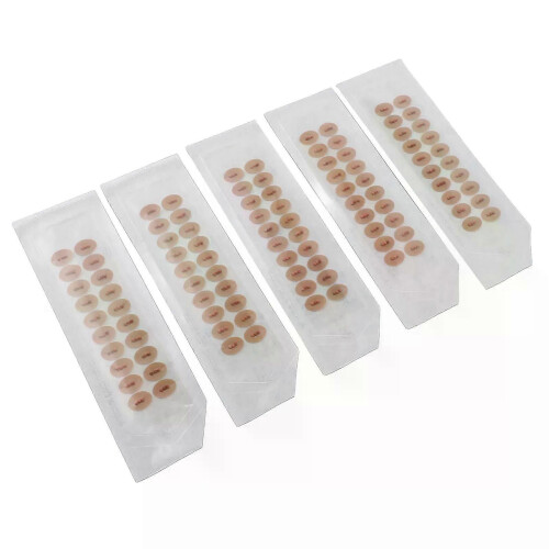 Lot de 100 pierres d'acupression pour les oreilles, patch de massage pour stimuler la pression des points