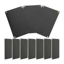 10 stuks lege naamplaatjes met graveerfunctie, metalen naamplaatje, diy, aangepaste aluminium plaat,